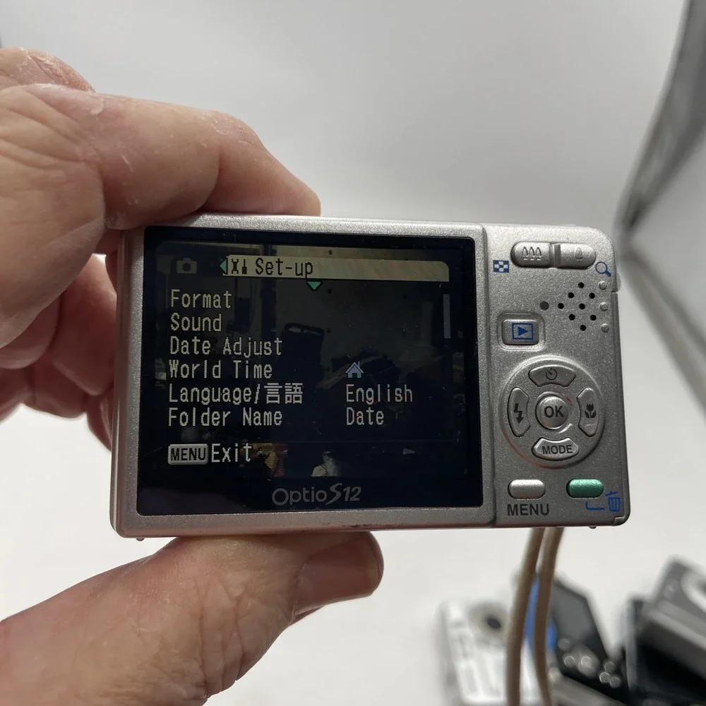 Pentax Optio S12 12MP Digital Camera 6x Zoom+New Battery-TESTED